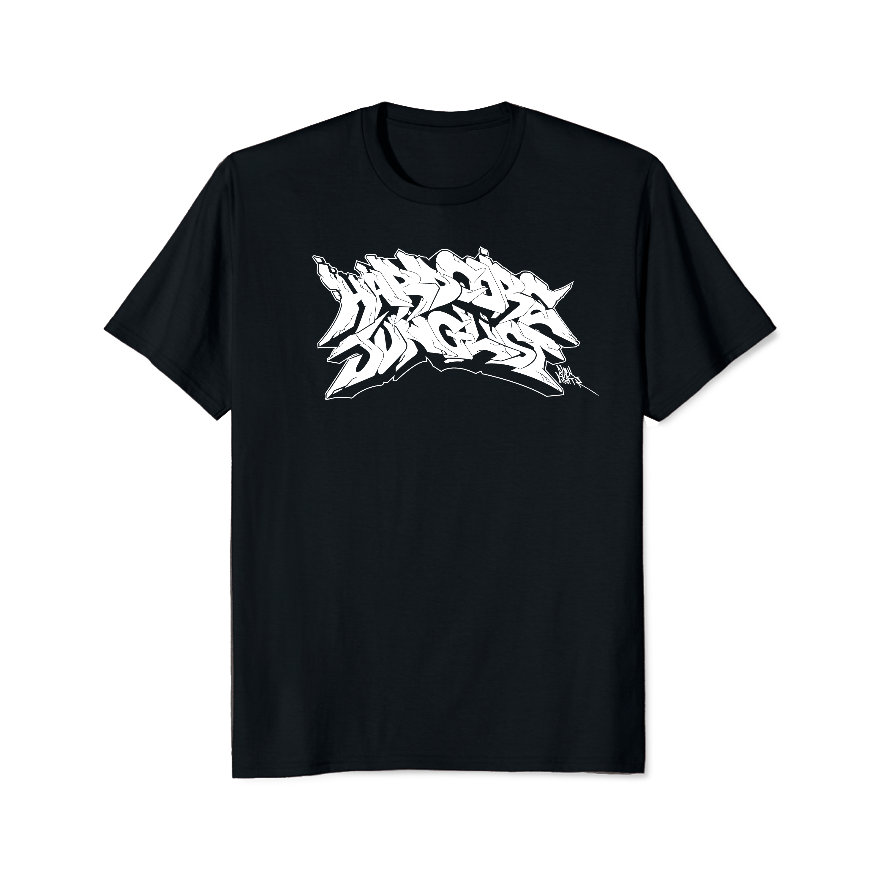 Hardcore Junglist Graffiti shirt by Black Light King