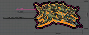 Camouflage Hardcore Junglist sticker by Black Light King