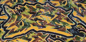 Camouflage Hardcore Junglist sticker by Black Light King
